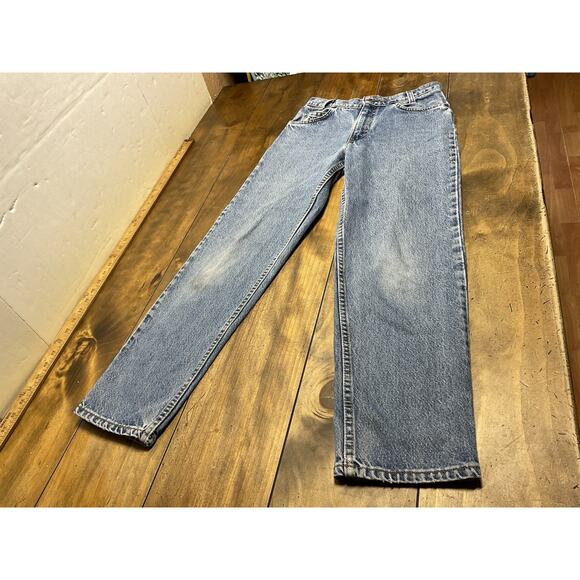 Vtg Levis 550 Orange Tab Jeans Men Fits 28x28 90s Made in USA - Picture 1 of 9